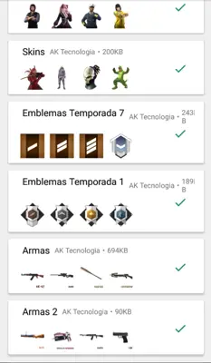 Figurinhas Free Fire android App screenshot 1